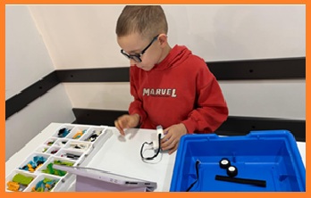 uczeń podczas zajęć