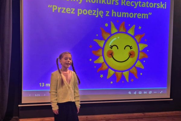 XXIV Szkolny Konkurs Recytatorski Przez poezję z humorem