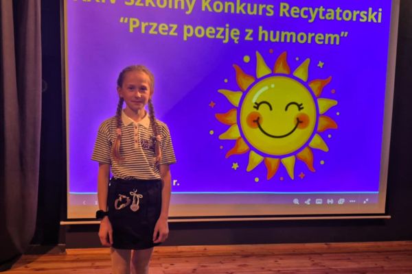 XXIV Szkolny Konkurs Recytatorski Przez poezję z humorem