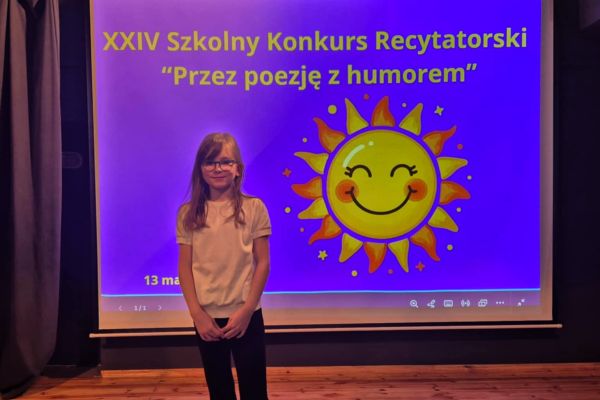 XXIV Szkolny Konkurs Recytatorski Przez poezję z humorem