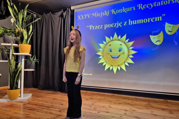 XXIV Miejski Konkurs Recytatorski Przez poezję z humorem