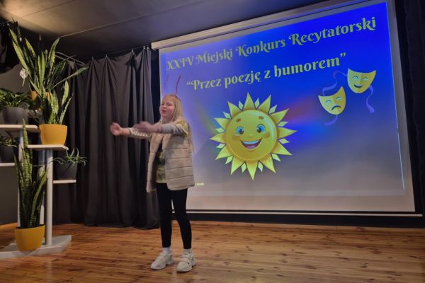 XXIV Miejski Konkurs Recytatorski Przez poezję z humorem