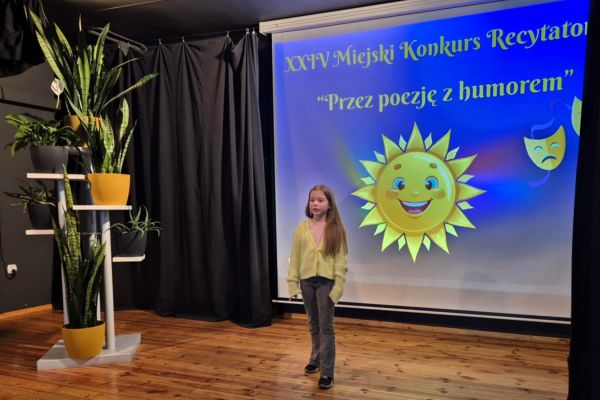 XXIV Miejski Konkurs Recytatorski Przez poezję z humorem
