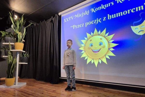 XXIV Miejski Konkurs Recytatorski Przez poezję z humorem