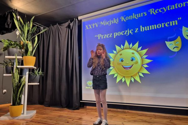 XXIV Miejski Konkurs Recytatorski Przez poezję z humorem