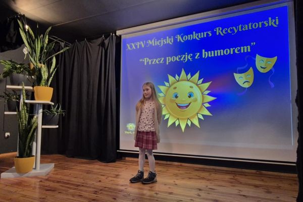 XXIV Miejski Konkurs Recytatorski Przez poezję z humorem
