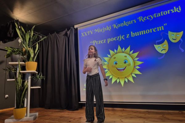 XXIV Miejski Konkurs Recytatorski Przez poezję z humorem