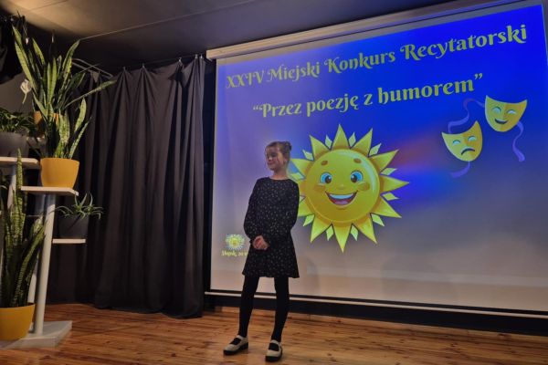 XXIV Miejski Konkurs Recytatorski Przez poezję z humorem