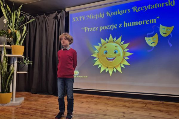 XXIV Miejski Konkurs Recytatorski Przez poezję z humorem