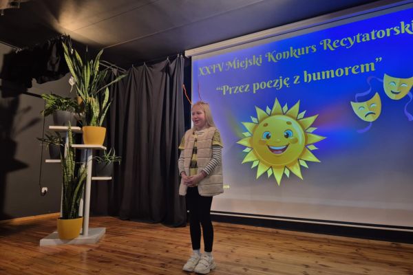 XXIV Miejski Konkurs Recytatorski Przez poezję z humorem