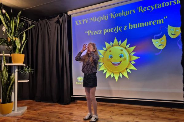 XXIV Miejski Konkurs Recytatorski Przez poezję z humorem