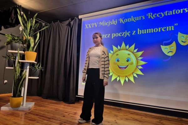 XXIV Miejski Konkurs Recytatorski Przez poezję z humorem
