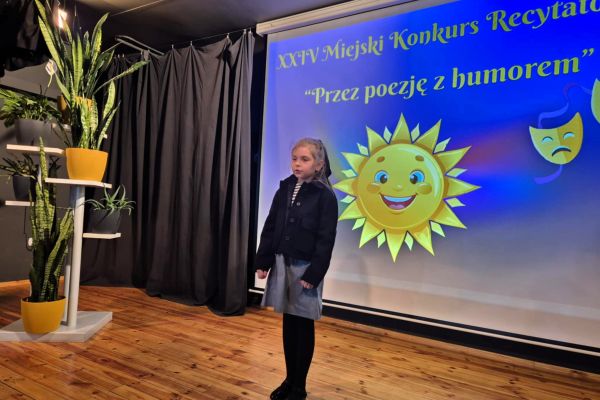 XXIV Miejski Konkurs Recytatorski Przez poezję z humorem