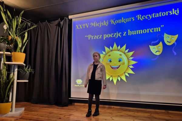 XXIV Miejski Konkurs Recytatorski Przez poezję z humorem