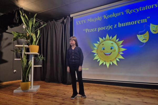 XXIV Miejski Konkurs Recytatorski Przez poezję z humorem