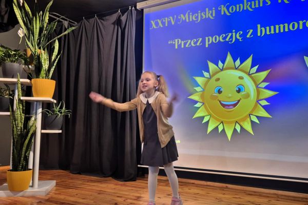 XXIV Miejski Konkurs Recytatorski Przez poezję z humorem