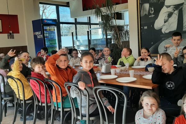 Klasa 2 b w pizzerii