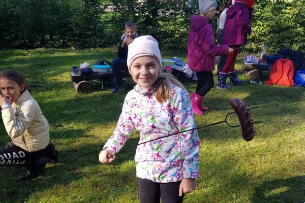 Wycieczka 3a i 3c do lasu