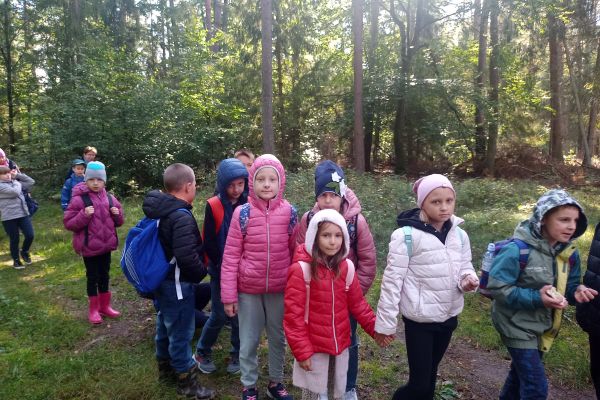 Wycieczka 3a i 3c do lasu