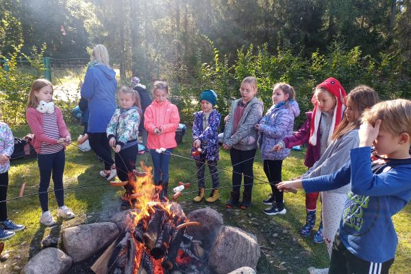 Wycieczka 3a i 3c do lasu