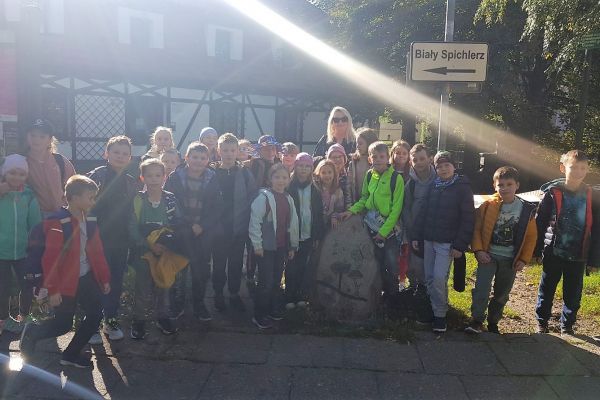 Jesień w parku - wycieczka klasy 3c