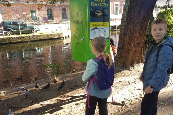 Jesień w parku - wycieczka klasy 3c