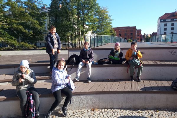 Jesień w parku - wycieczka klasy 3c