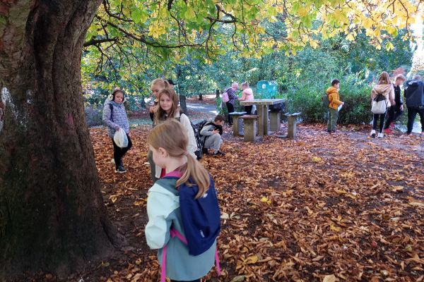 Jesień w parku - wycieczka klasy 3c