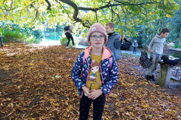 Jesień w parku - wycieczka klasy 3c