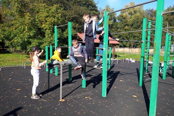 Jesień w parku - wycieczka klasy 3c