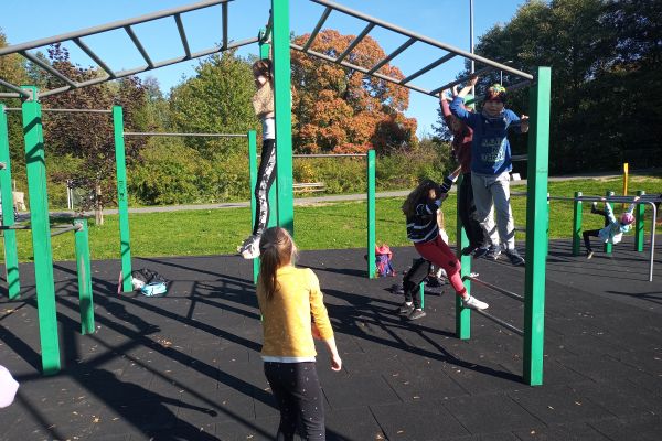 Jesień w parku - wycieczka klasy 3c