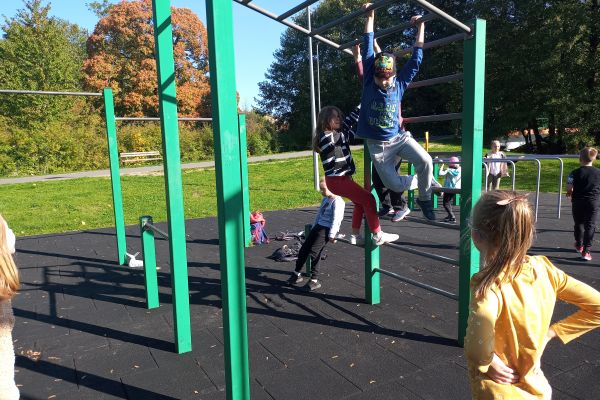 Jesień w parku - wycieczka klasy 3c