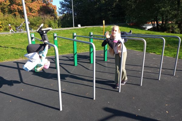 Jesień w parku - wycieczka klasy 3c