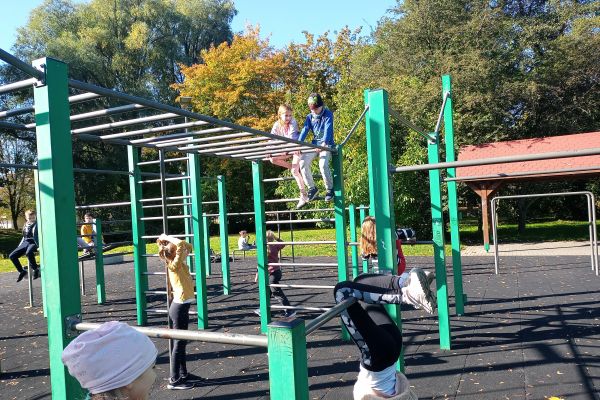 Jesień w parku - wycieczka klasy 3c