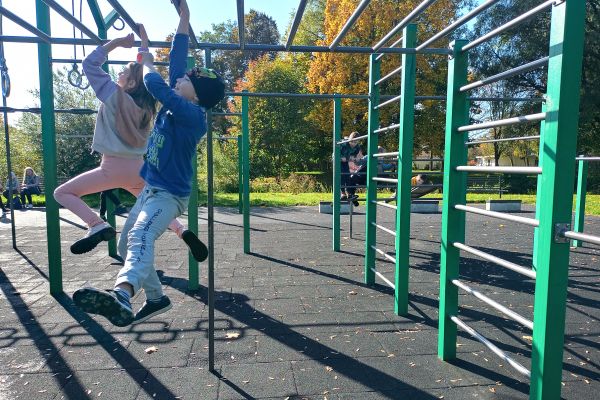 Jesień w parku - wycieczka klasy 3c