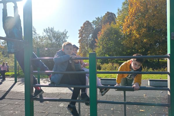 Jesień w parku - wycieczka klasy 3c