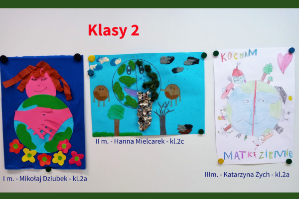 Szkolny Konkurs Plastyczny dla klas I-III Kocham Matkę Ziemię