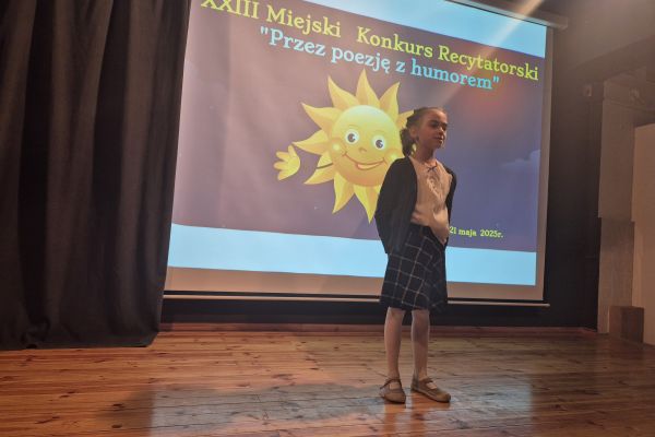 XXIII Miejski Konkurs Recytatorski Przez poezję z humorem