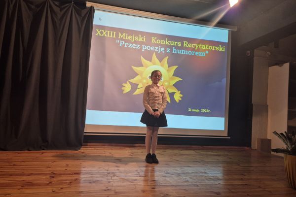 XXIII Miejski Konkurs Recytatorski Przez poezję z humorem