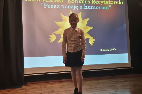 XXIII Miejski Konkurs Recytatorski Przez poezję z humorem
