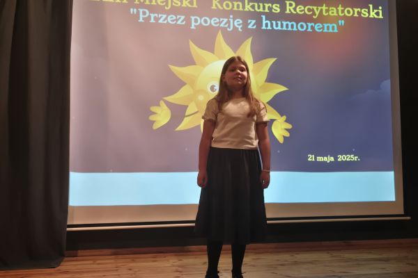 XXIII Miejski Konkurs Recytatorski Przez poezję z humorem