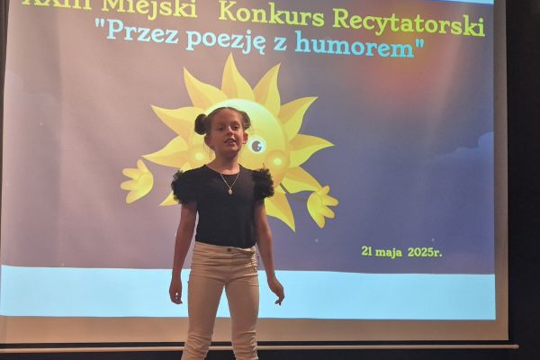 XXIII Miejski Konkurs Recytatorski Przez poezję z humorem