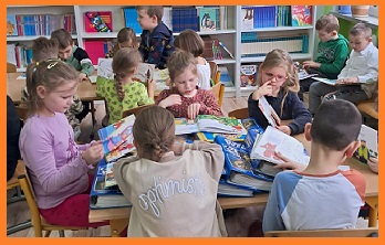 przedszkolaki w naszej bibliotece