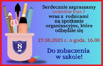 plakat informacyjny o spotkaniu
