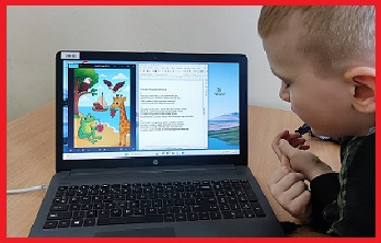 uczeń podczas zajęć